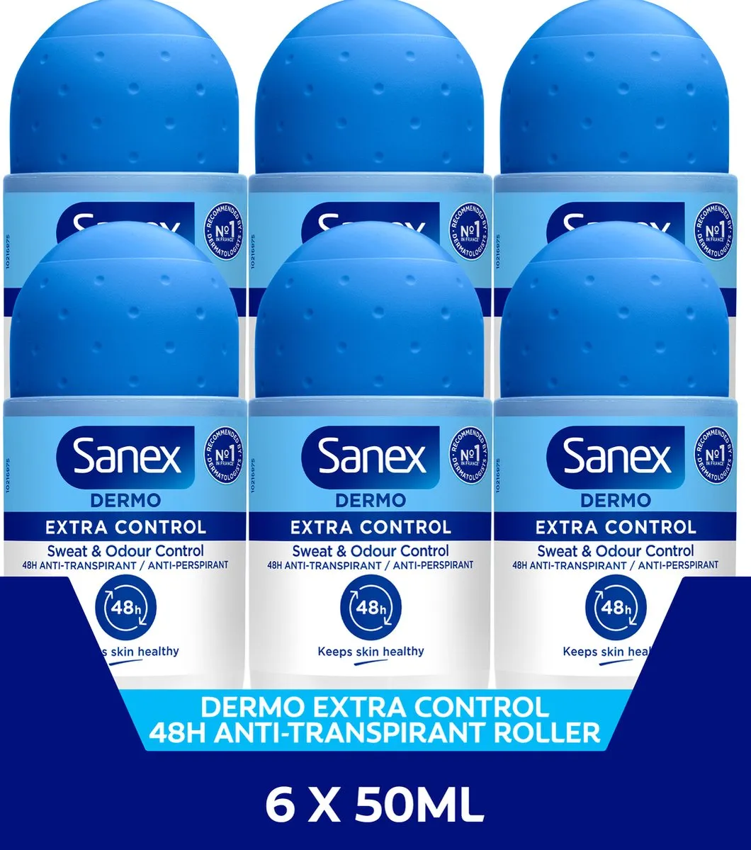 Sanex Dermo Extra Control 48h Anti-transpirant Roller