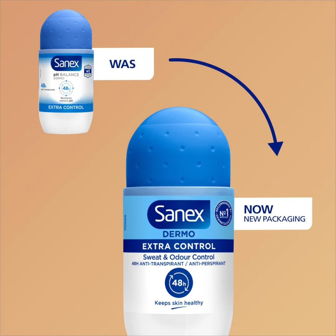 Sanex Dermo Extra Control 48h Anti-transpirant Roller - 300ml