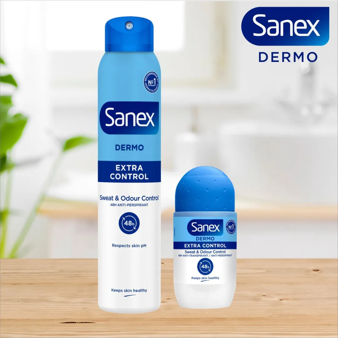 Sanex Dermo Extra Control 48h Anti-transpirant Roller - 300ml