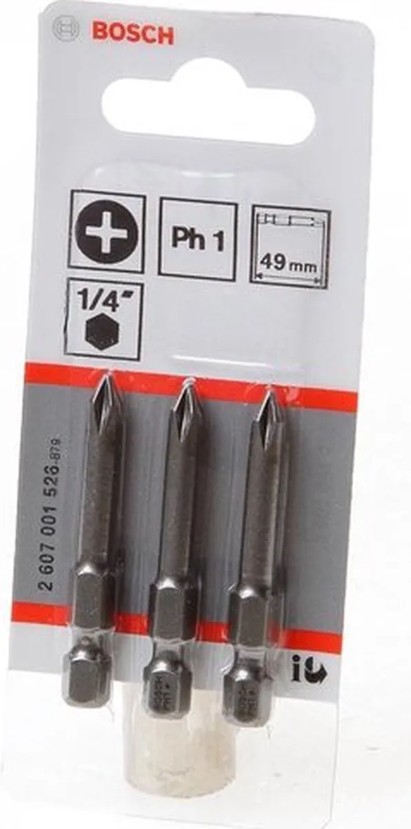 Bosch XH-TORS/PH18/49MM Opzetborstels - 3 Stuks - afbeelding 6 van 6