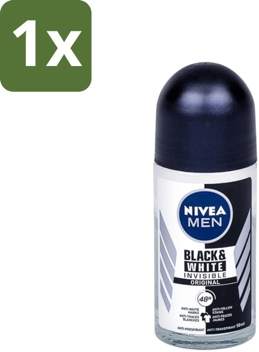 NIVEA Men Invisible for Black & White Power Roll-on 50ml