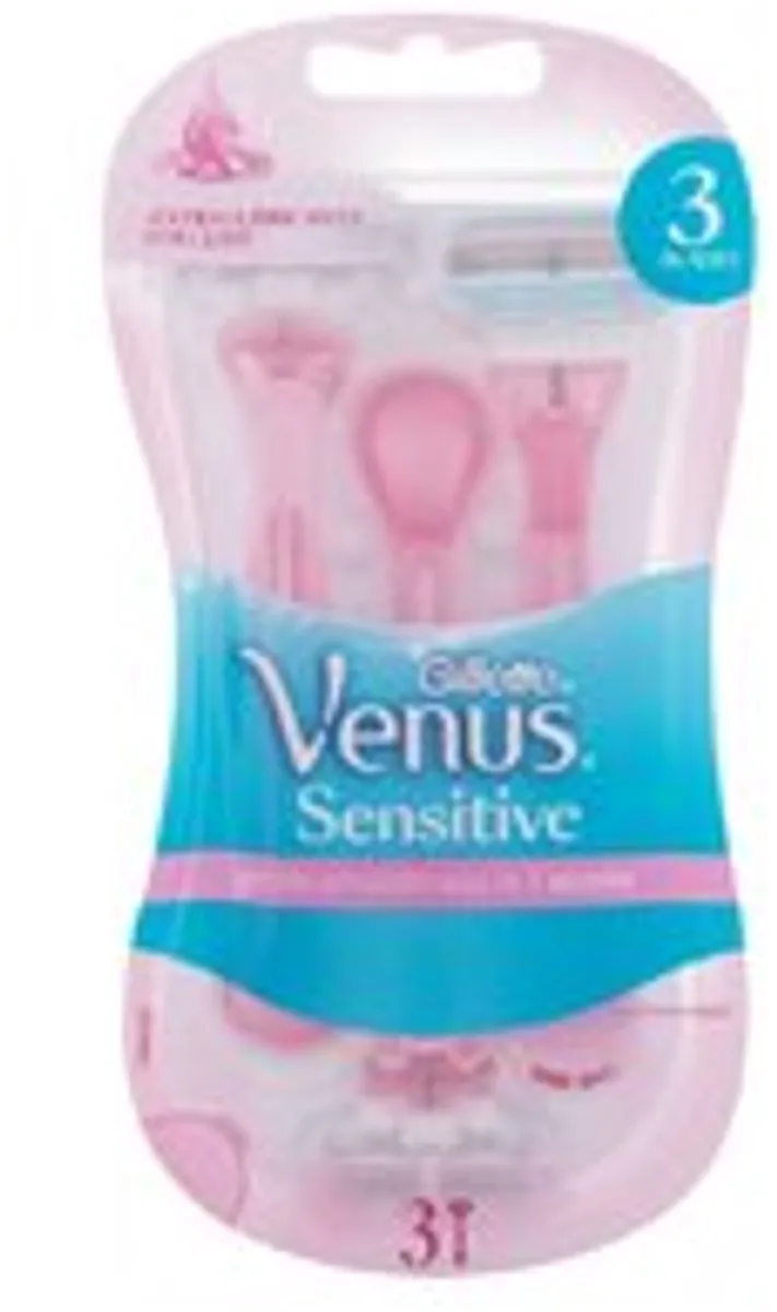 Gillette Venus Sensitive Wegwerpscheermesjes - 3 Stuks