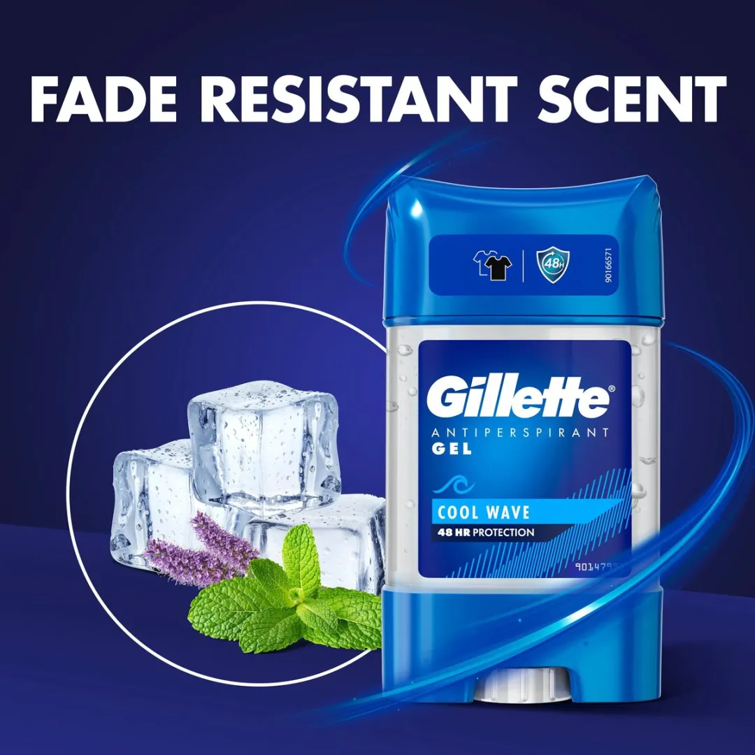 Gillette Cool Wave Anti-Perspirant 48H Clear Gel 70ml