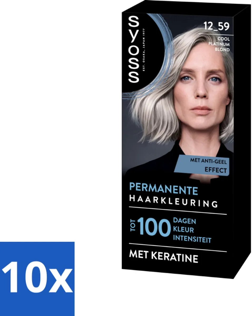 SYOSS Coloration 12-59 Cool Platinum Blond Haarverf