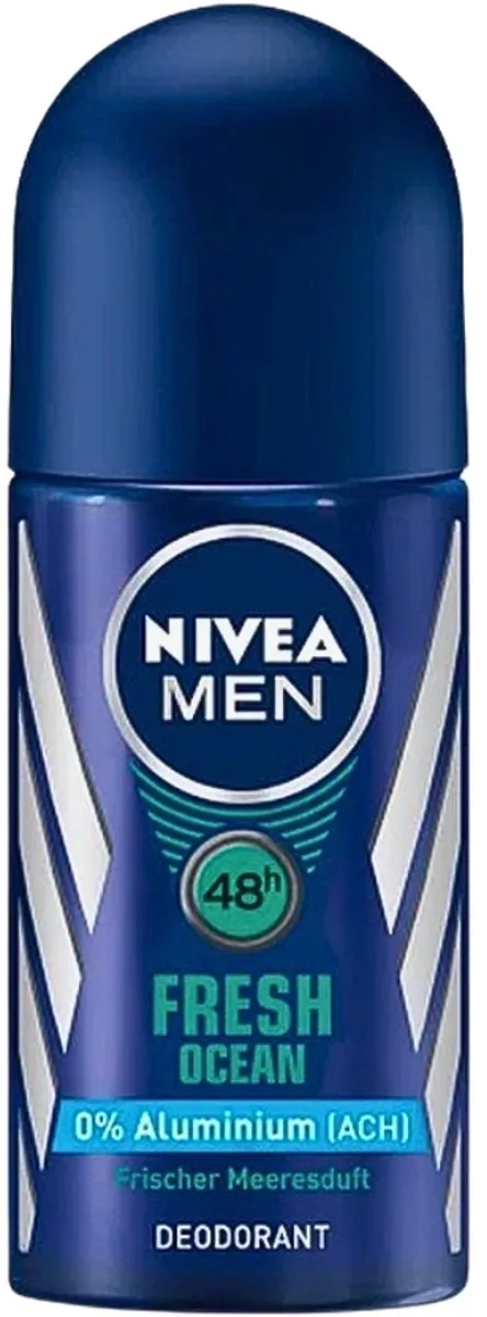 NIVEA Men Deodorant Roller Fresh Ocean 50ml - 6 Stuks