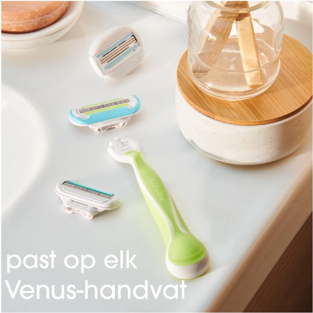Gillette Venus Extra Smooth Scheermesjes 5-delig - 4 Stuks - Groen/Wit