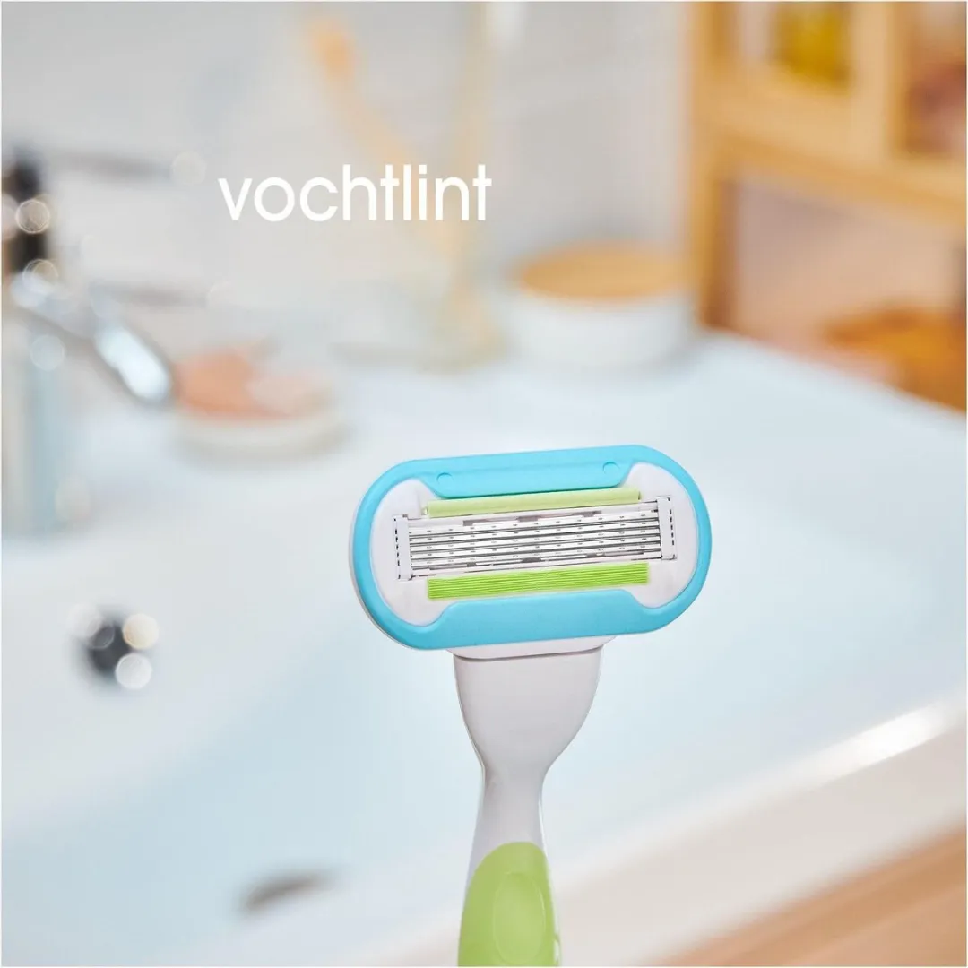 Gillette Venus Extra Smooth Scheermesjes 5-delig - 4 Stuks - Groen/Wit