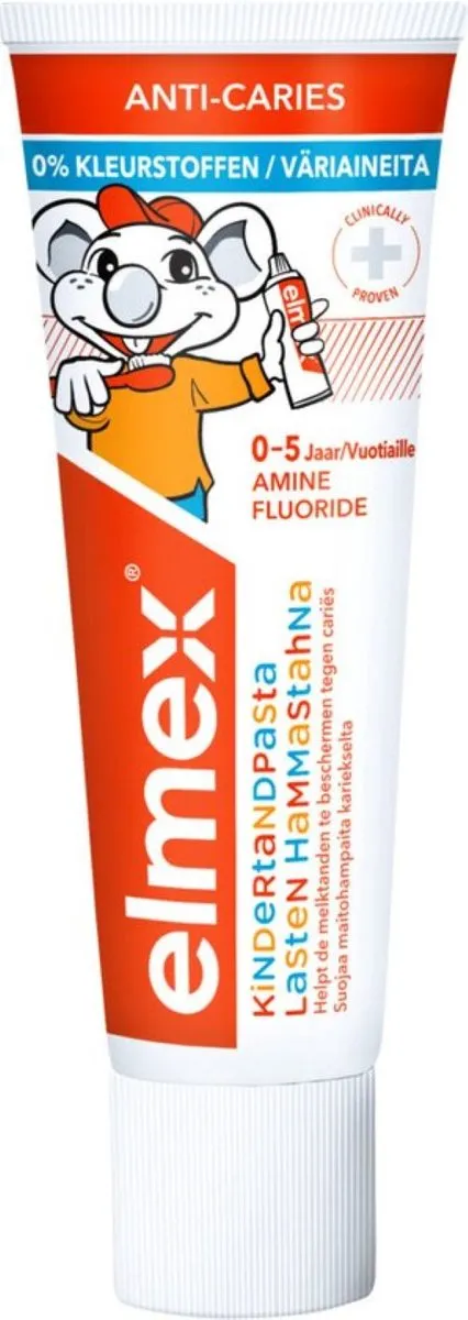 Elmex Gel-Tandpasta Peuter 0-5 Jaar - 225ml (3x75ml)
