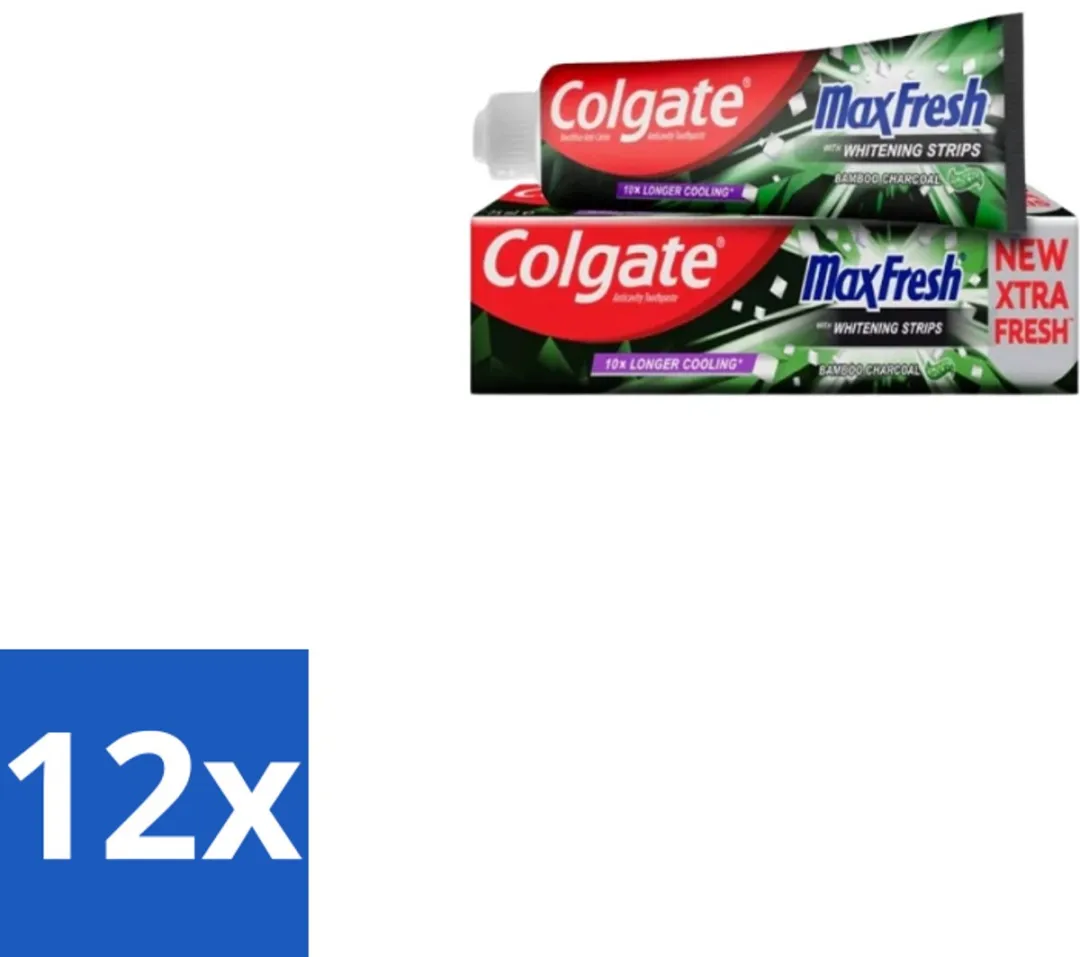 Colgate MaxFresh Whitening Bamboe Houtskool Tandpasta 120 Stuks