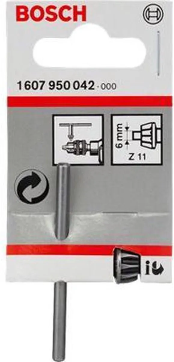 Bosch Reservesleutelvoor tandkransboorhouders S3 - 110mm/50mm/4mm/8mm