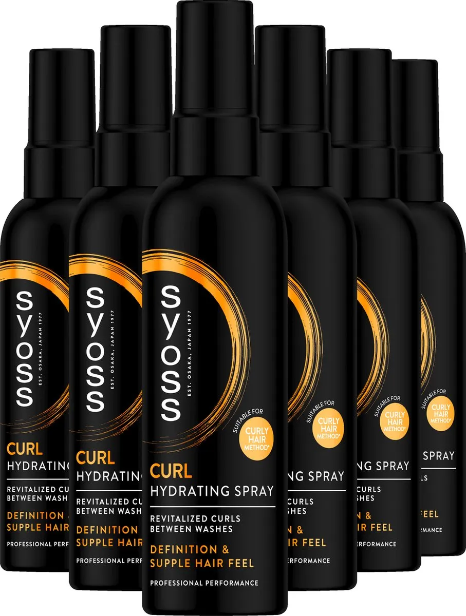 SYOSS Curl Control Spray Hydraterend - 6x150ml