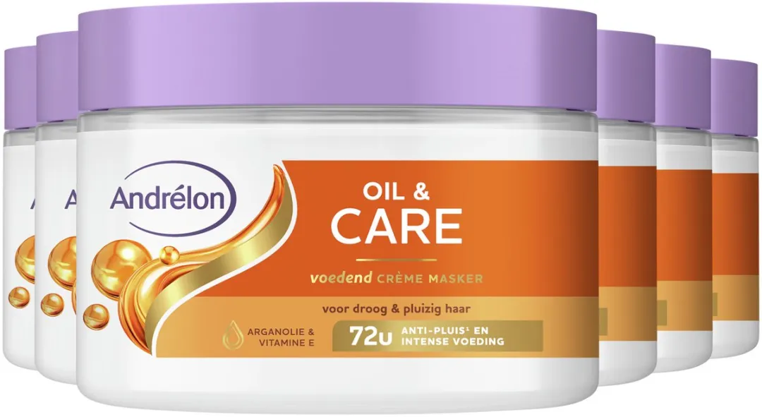 Andrélon Creme Haarmasker Oil & Care 6x300ml