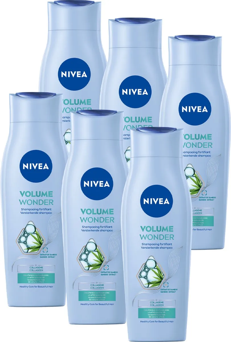 NIVEA Volume Wonder Haar Shampoo 6x250ml