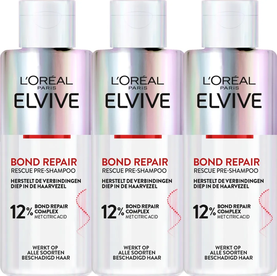 L'Oréal Paris Elvive Bond Repair Pre-Shampoo 3x200ml