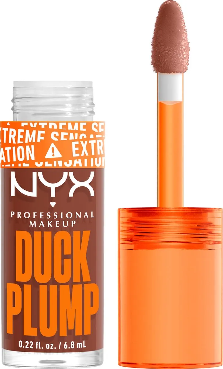 NYX Professional Makeup Duck Plump Mocha Me Crazy Plumping Lipgloss 6,8ml
