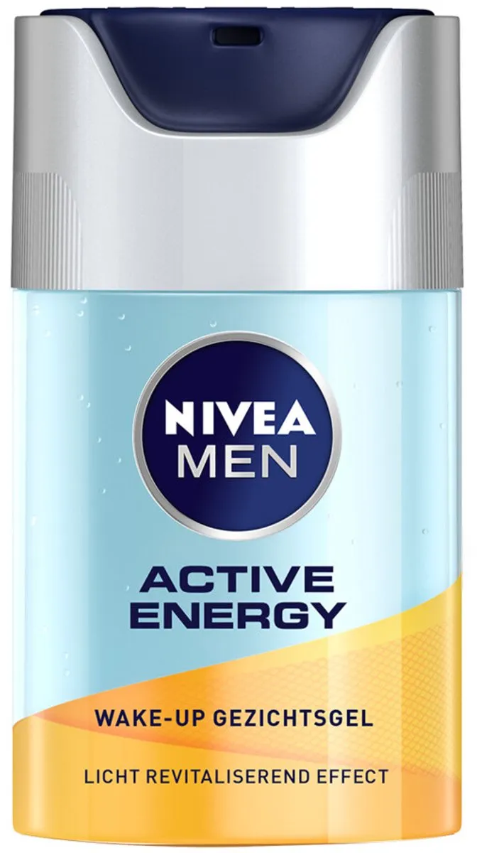 NIVEA MEN Active Energy Wake-up Gezichtsgel 50ml - 15 Stuks
