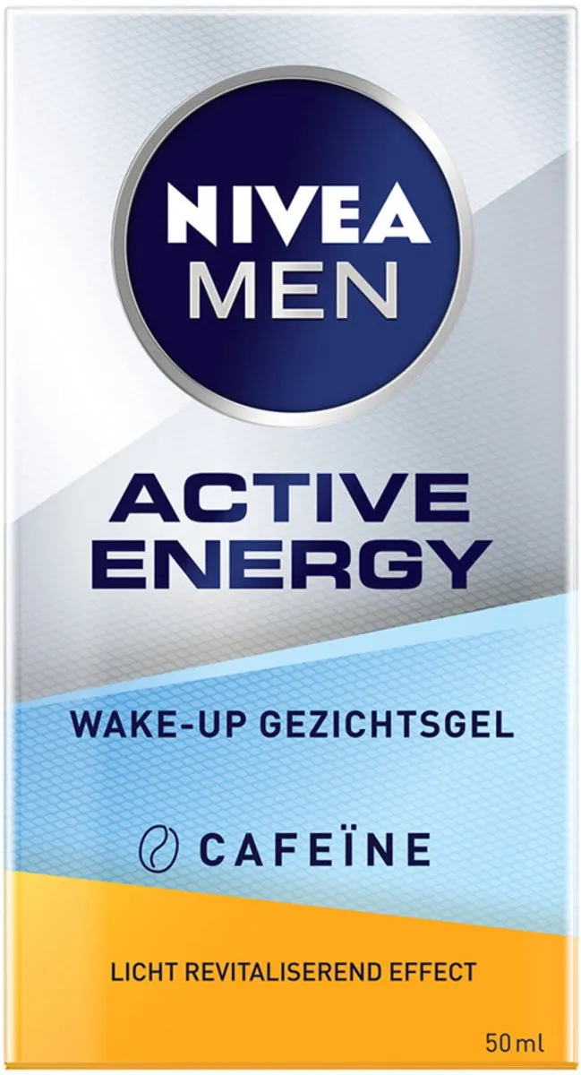 NIVEA MEN Active Energy Wake-up Gezichtsgel 50ml - 15 Stuks