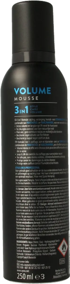 SYOSS Volume Haarmousse 250ml