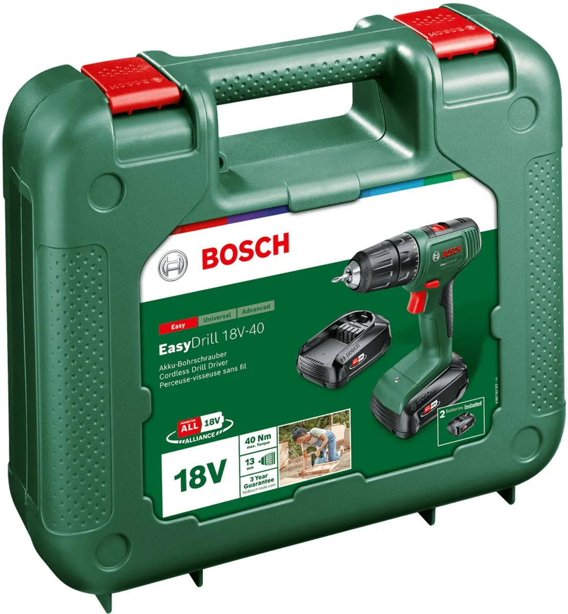 Bosch EasyDrill 18V-40 Accu-schroefboormachine