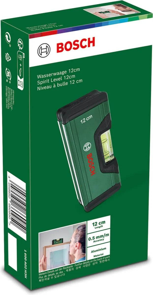 Bosch Waterpas 12cm - Groen - 1 Libel - 1600A02H3H - afbeelding 6 van 6