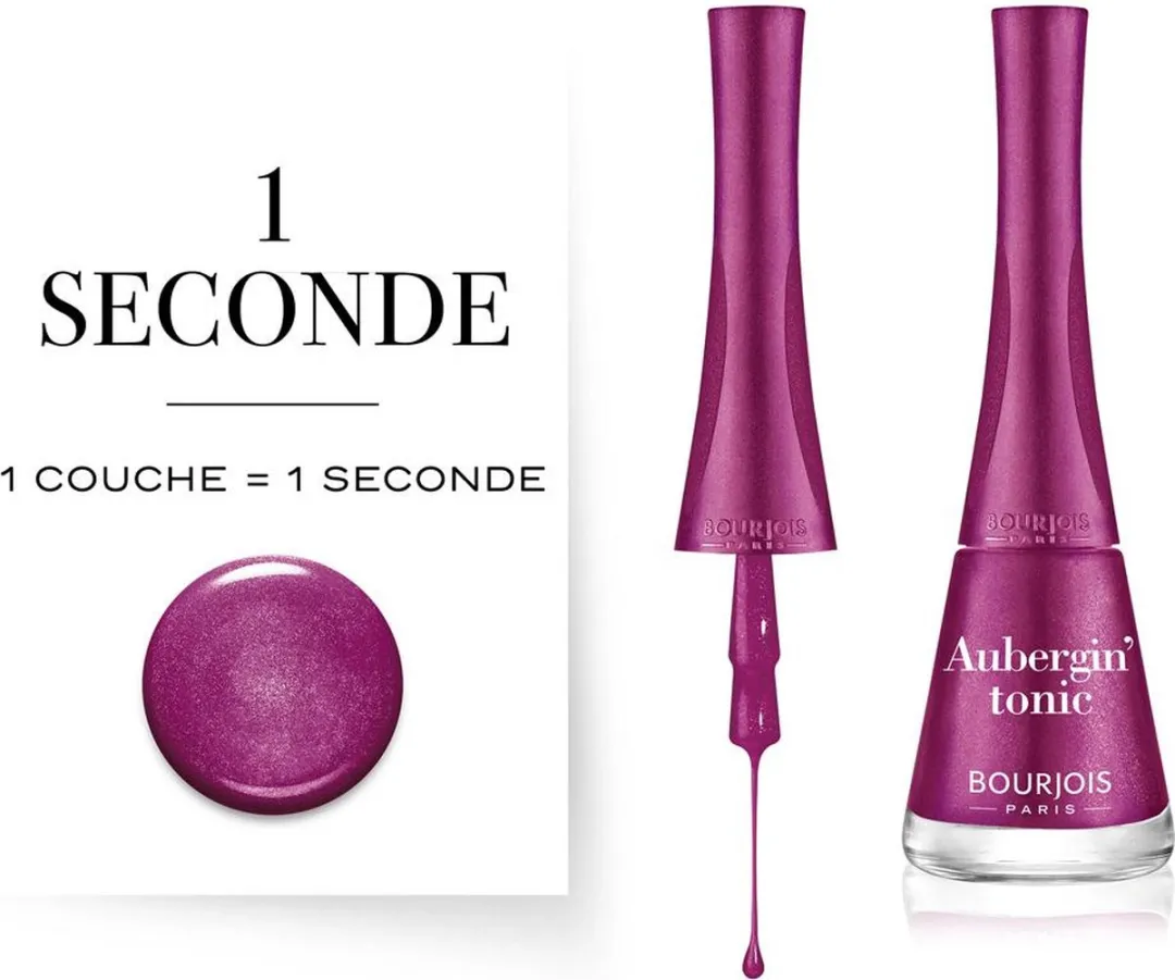 Bourjois 1 Seconde Nagellak 17 Aubergin'Tonic - 9ml