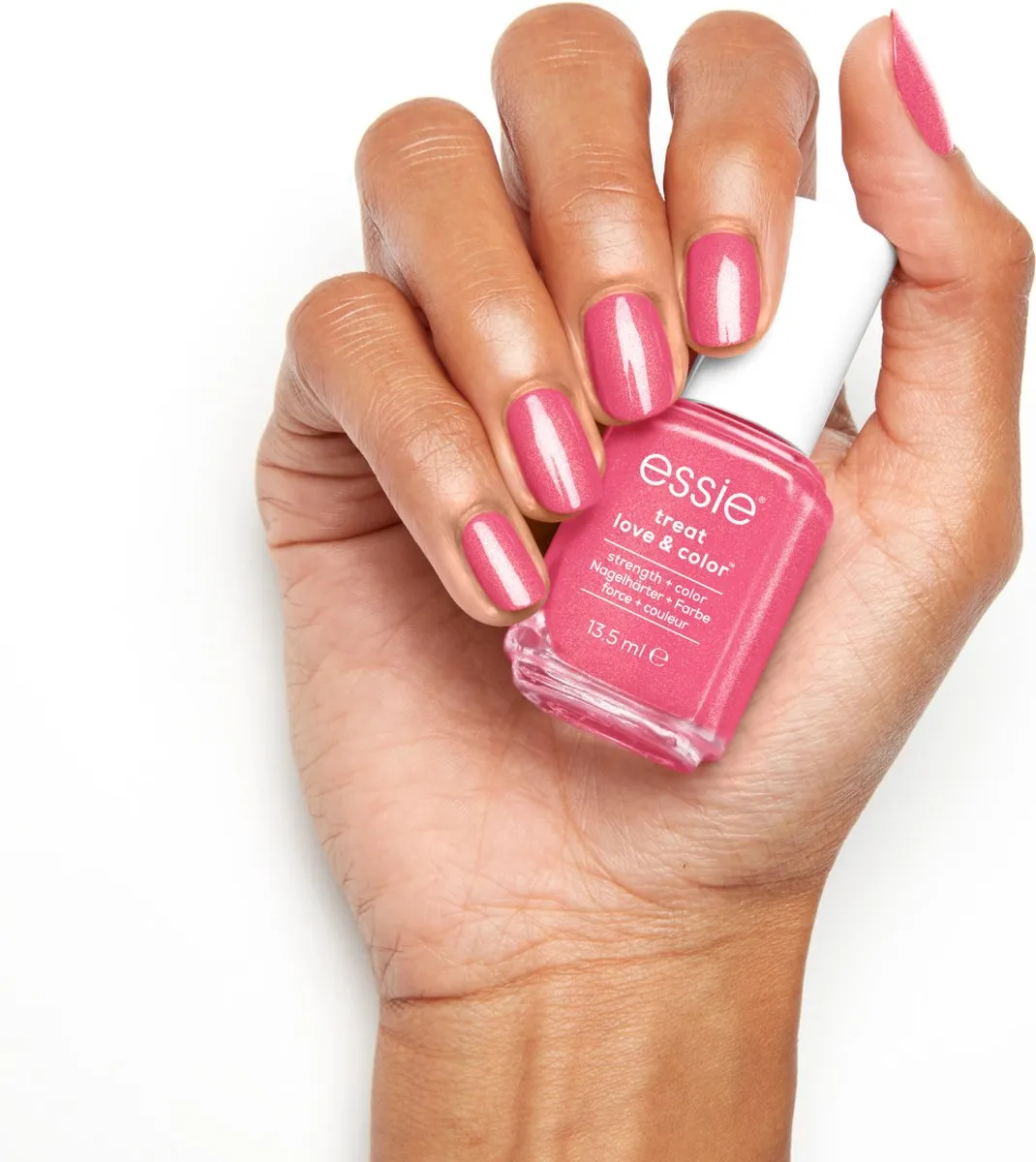 essie TREAT LOVE & COLOR 162 Punch It Up Nagelverharder - 14ml - Roze