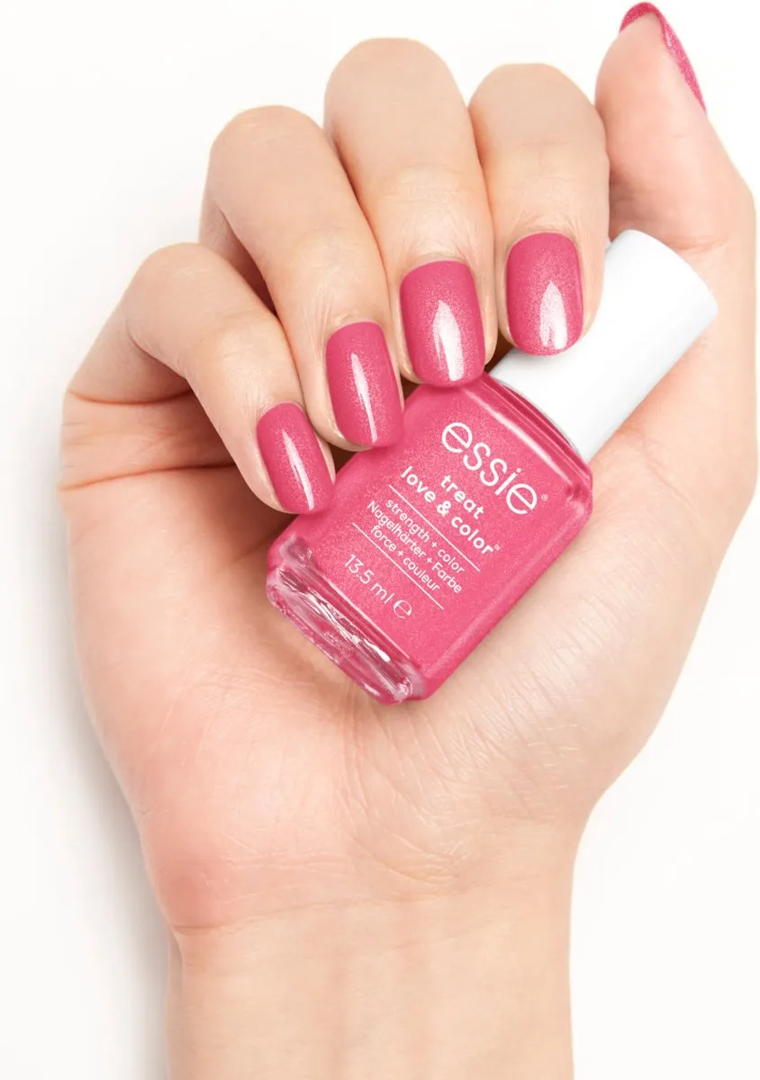 essie TREAT LOVE & COLOR 162 Punch It Up Nagelverharder - 14ml - Roze