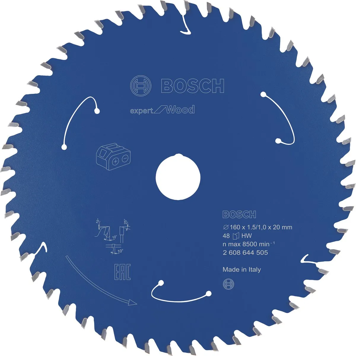 Bosch Blad Exp. Wood 160x20x1.5 ACCU