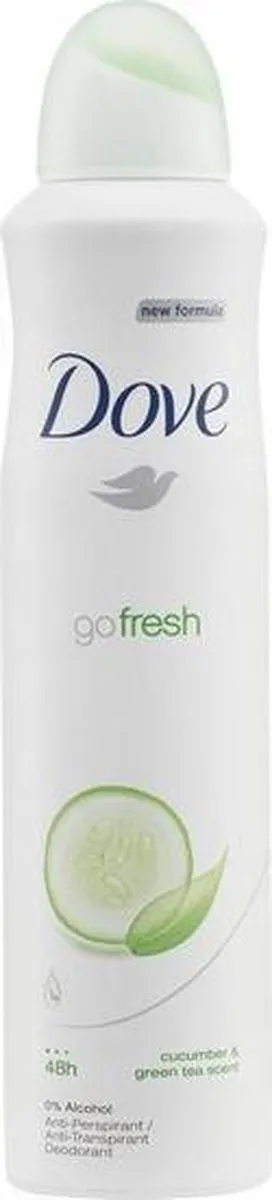 Dove Go Fresh Deodorant Spray Komkommer & Groene Thee 250ml
