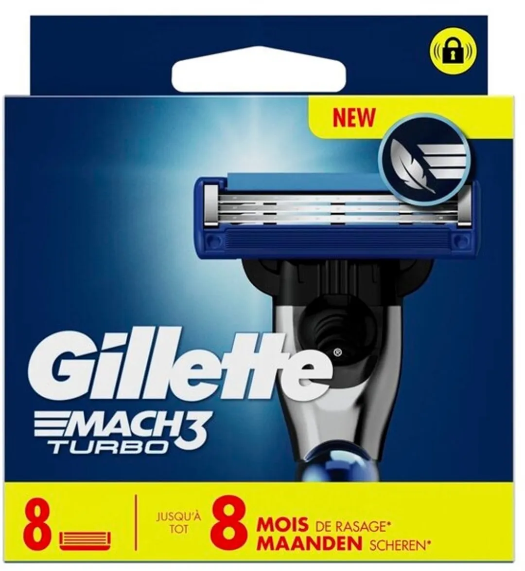 Gillette Mach 3 Turbo - 8 Scheermesjes
