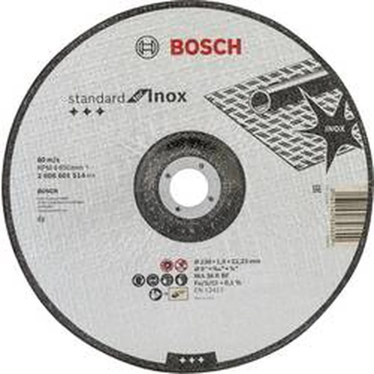 Bosch Doorslijpschijf 230mm - 22.23mm As - 1 Stuk
