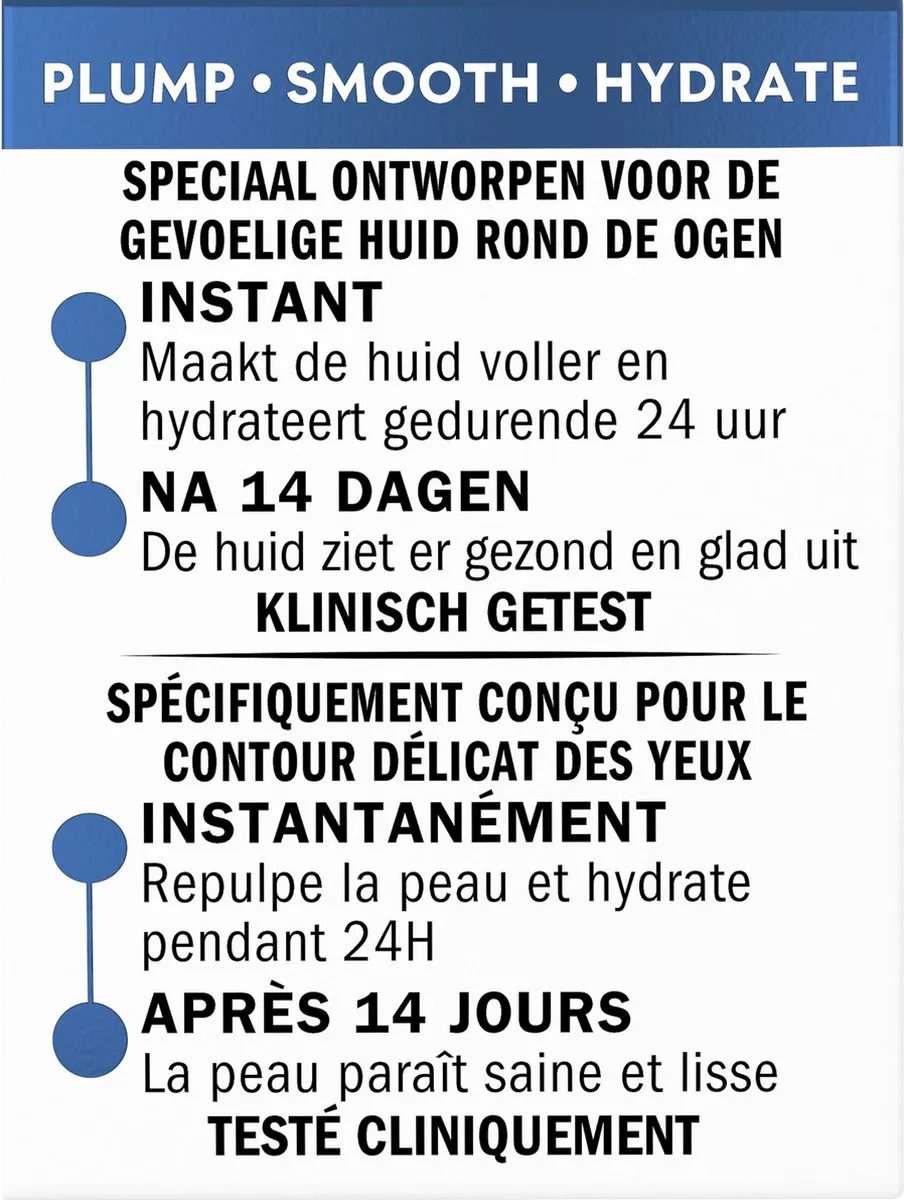Olay Hyaluronic Oogcrème Niacinamide Vit B5 15ml - afbeelding 6 van 6