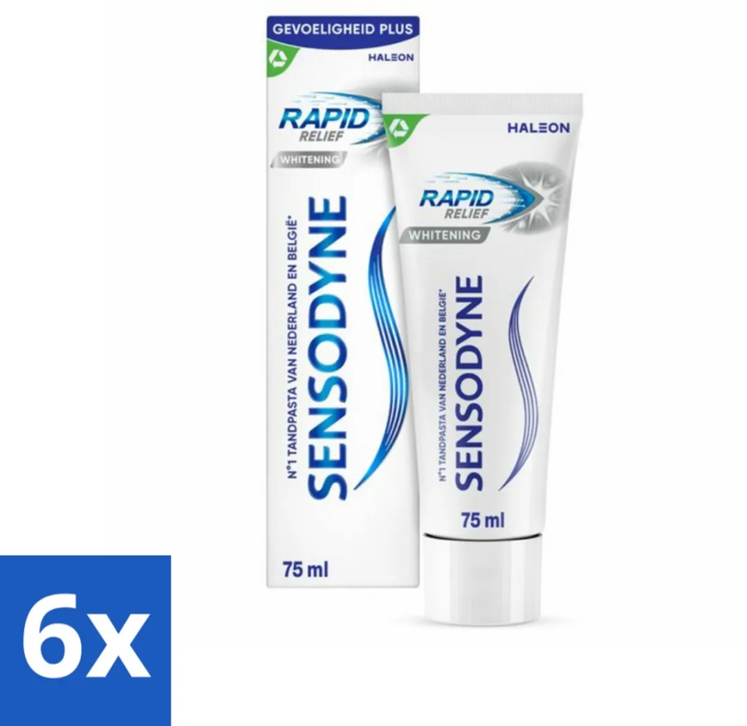 Sensodyne Rapid Relief Whitening Tandpasta 75ml