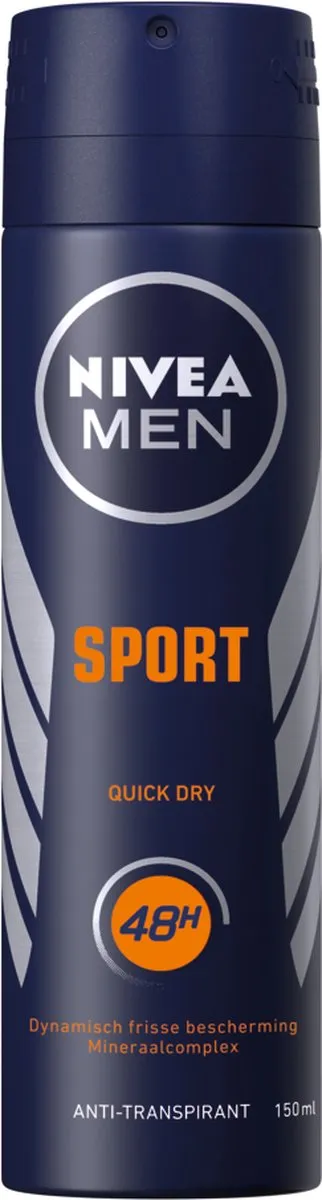 NIVEA MEN Sport Anti-Transpirant Spray 150ml - 6x