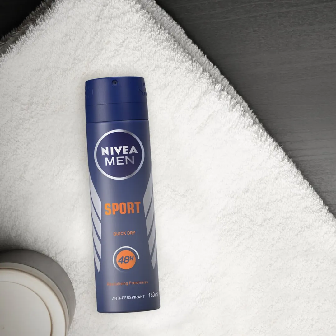 NIVEA MEN Sport Anti-Transpirant Spray 150ml - 6x