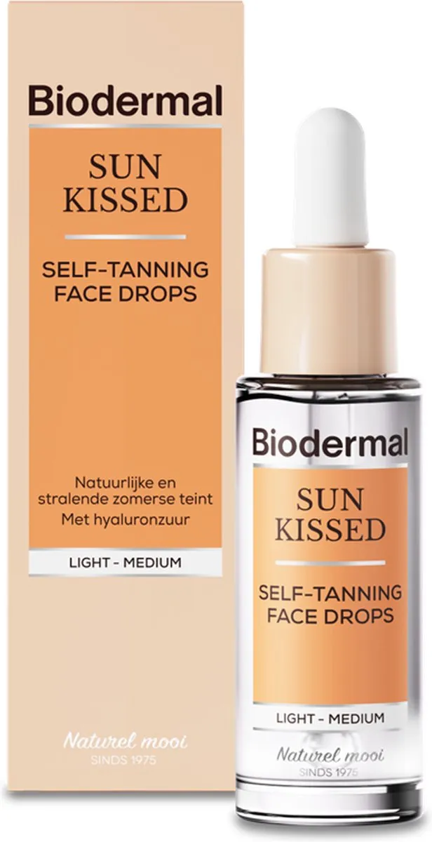 Biodermal Self-Tanning Face Drops 30ml - Gezicht - Medium