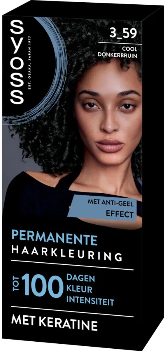 SYOSS Coloration 3-59 Cool Donkerbruin Haarverf - 4 Stuks