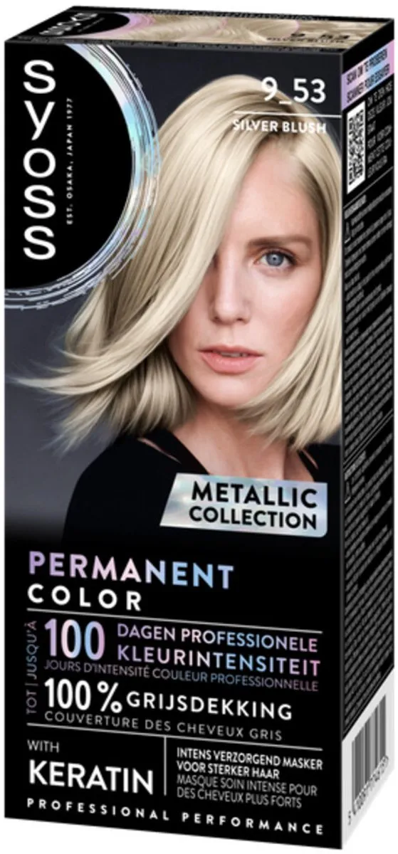 SYOSS Coloration 9-53 Silver Blush Haarverf - 2x230ml