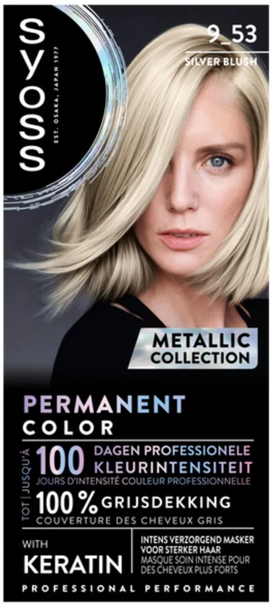 SYOSS Coloration 9-53 Silver Blush Haarverf - 2x230ml
