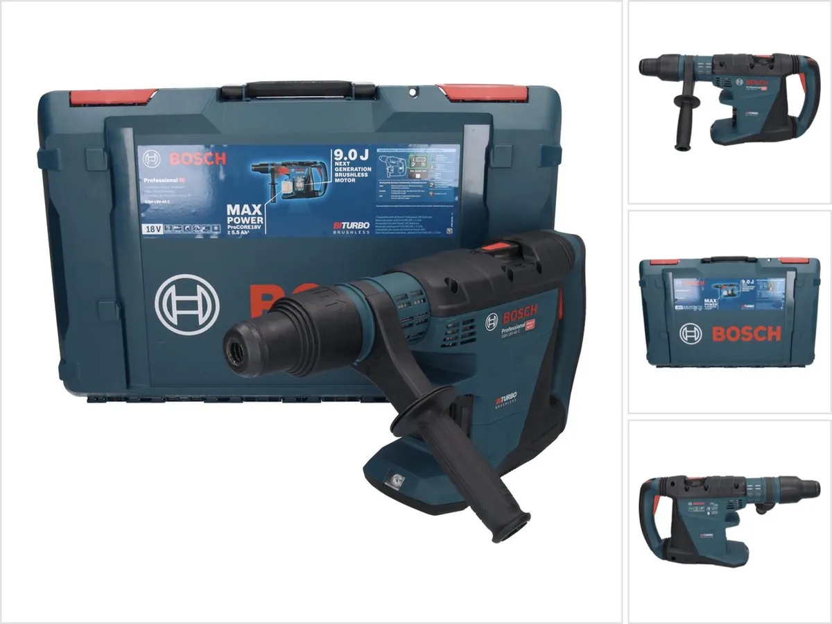 Bosch Professional GBH 18V-40 C Boorhamer - BITURBO - 40mm Beton