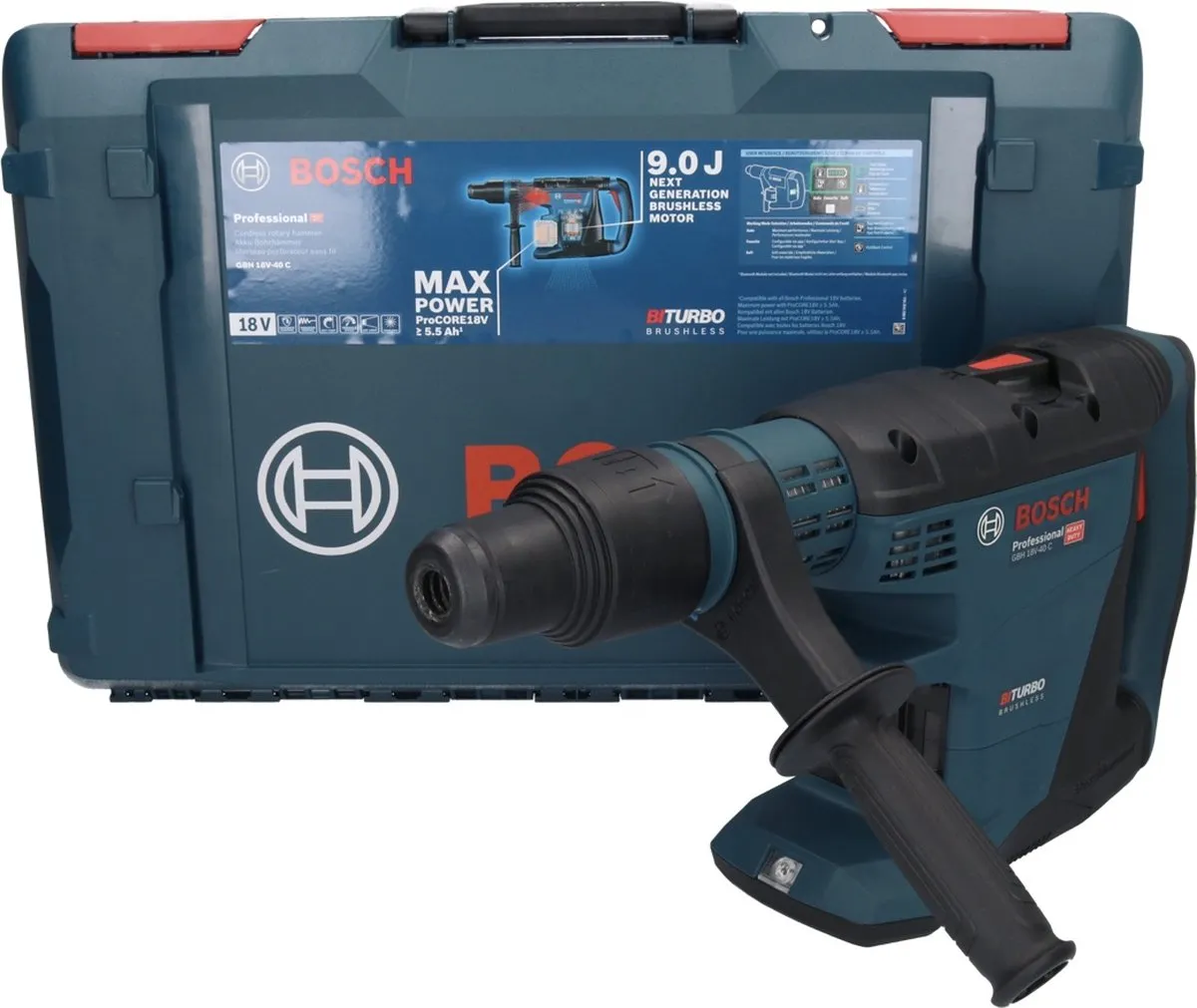 Bosch Professional GBH 18V-40 C Boorhamer - BITURBO - 40mm Beton - afbeelding 6 van 6