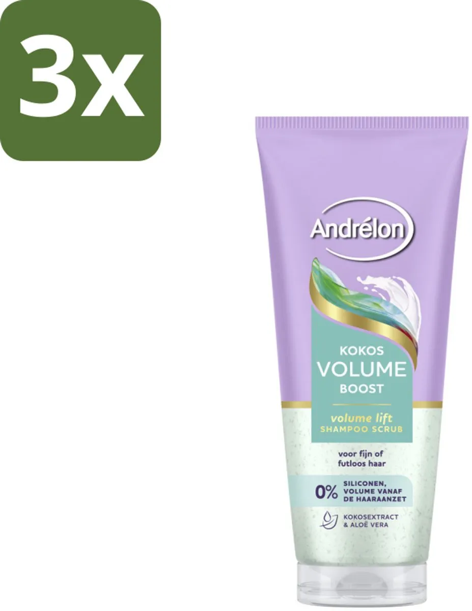 Andrélon Kokos Volume Boost Shampoo Scrub 200ml