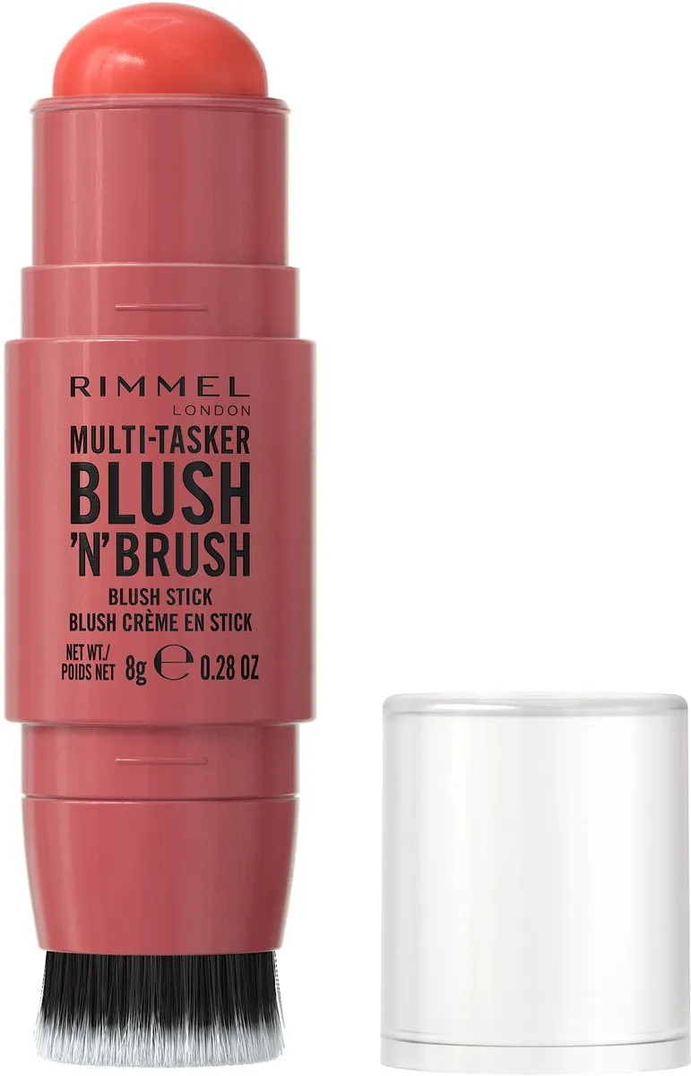 Rimmel London Multi-Tasker Blush'N'Brush Stick Coral Dust - 8g - 3 Stuks