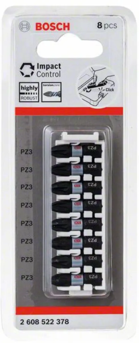Bosch Bits Impact 25mm PZ3 - 1 Stuk