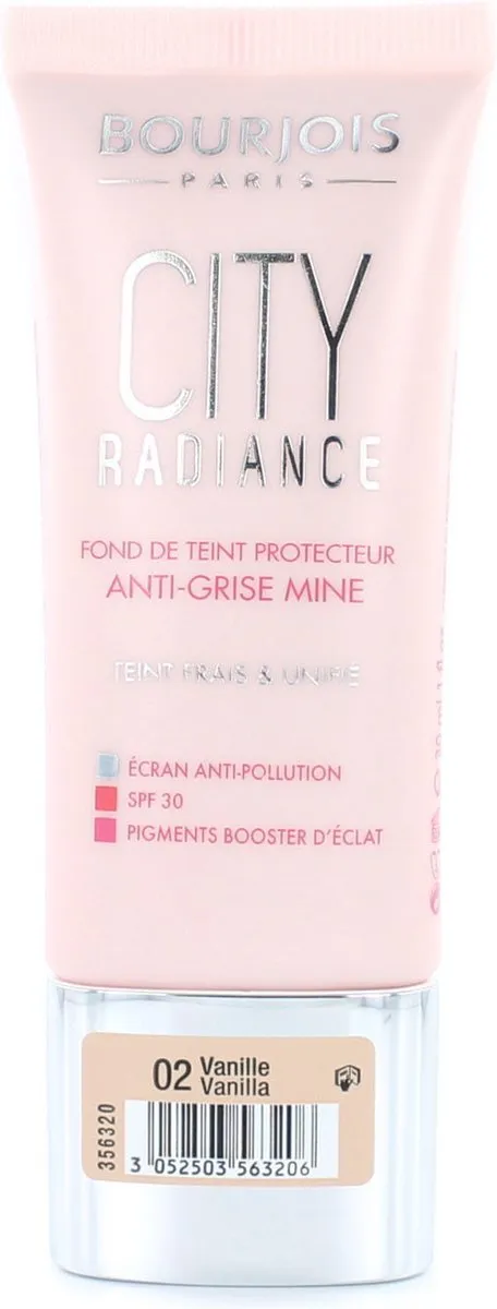Bourjois City Radiance Foundation 02 Vanilla