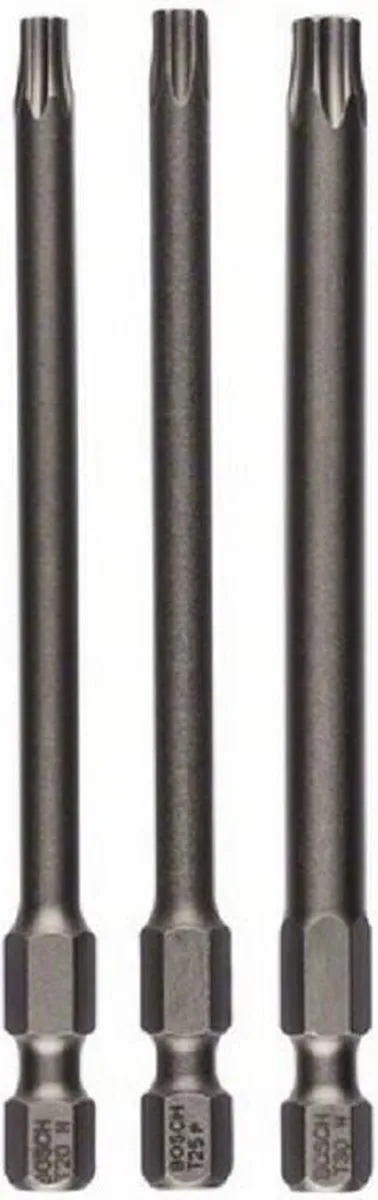 Bosch BITSETXH-TORS/T20.T25.T30 89mm - 3-delig Torx Bitpack Extra Hard