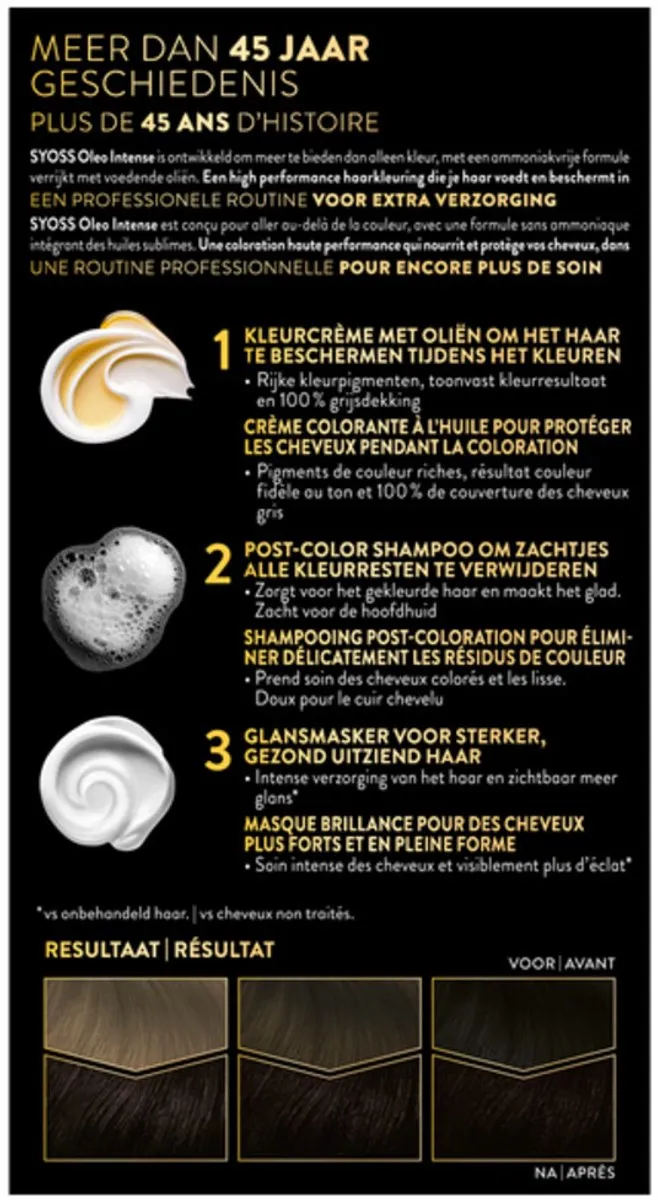 SYOSS Oleo Intense Haarverf 2-10 Bruinzwart - 230ml