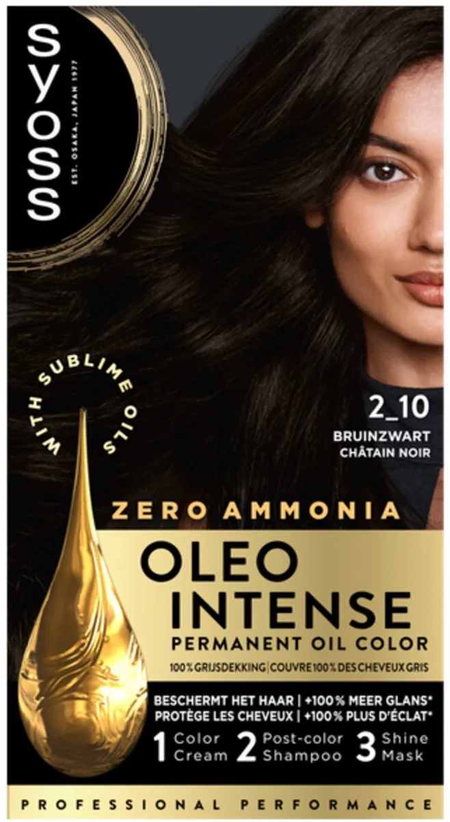 SYOSS Oleo Intense Haarverf 2-10 Bruinzwart - 230ml - afbeelding 6 van 6