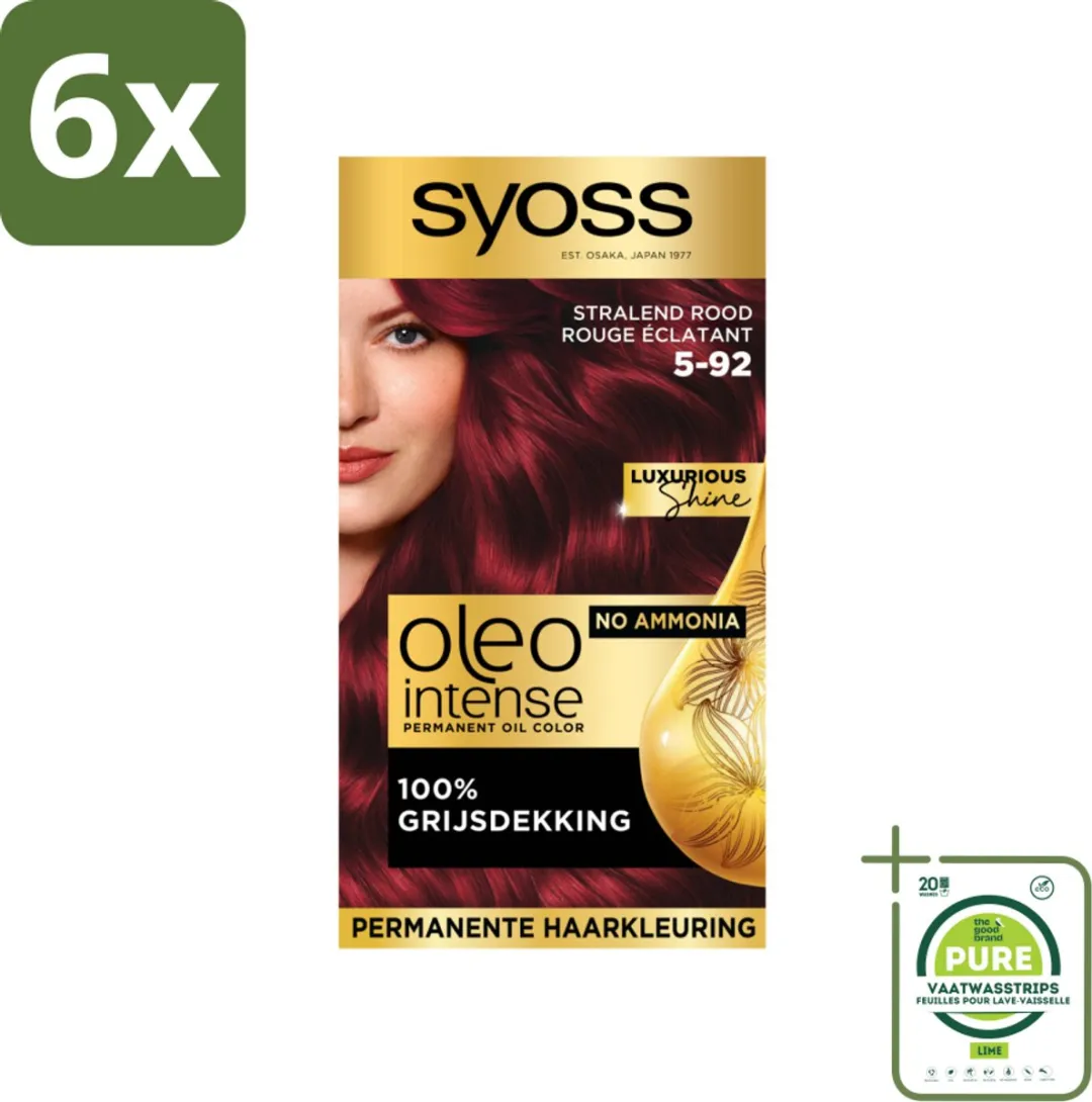 SYOSS Oleo Intense Haarverf 5-92 Stralend Rood - 690ml