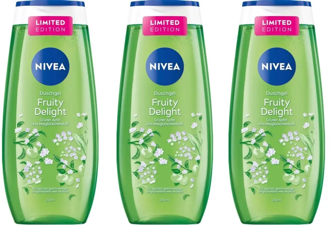 NIVEA Douchegel Fruity Delight 3x250ml
